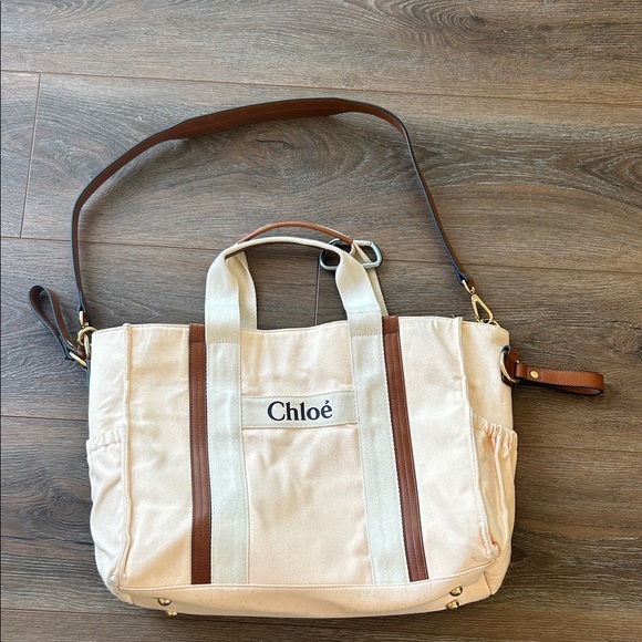 Chloé Pale Pink Diaper/Tote Bag
